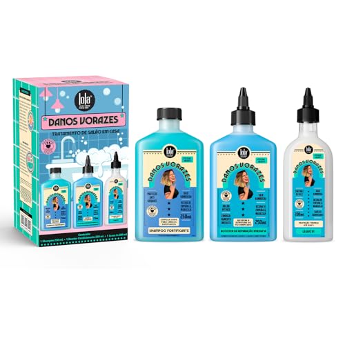 Kit Danos Vorazes Lola From Rio (Shampoo + Condicionador + Leave in)