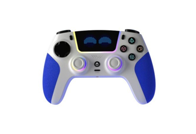 Controle PS5 RGB sem fio Hall-Effect Turbo Macro Programável