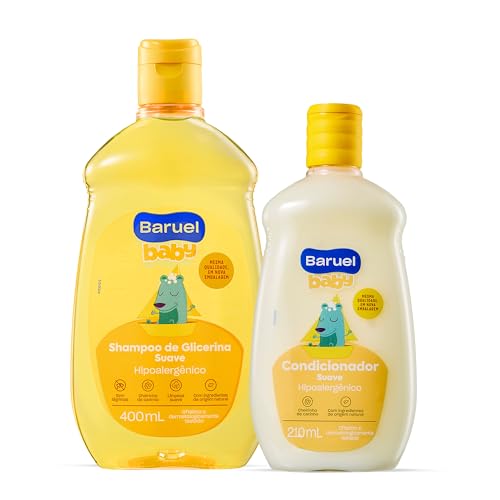 Kit Oferta Suave - Shampoo 400ml + Condicionador 210ml Baruel Baby