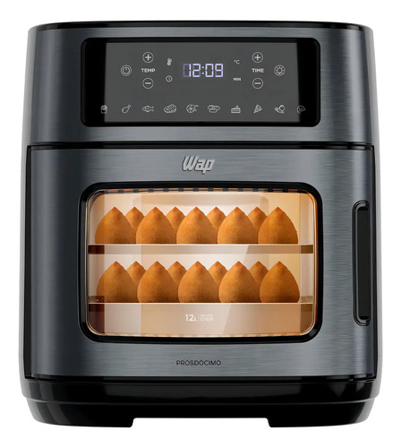 Fritadeira Elétrica Wap Air Fryer Oven 12L