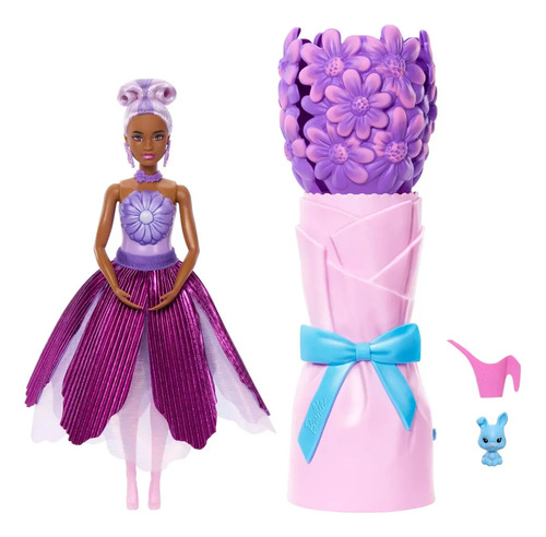Boneca Barbie Reveal Margarida Roxa Mattel