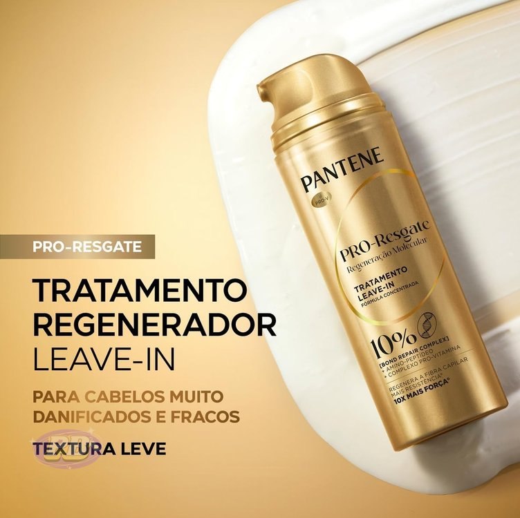 Pantene PRO-Resgate Regeneração Molecular Tratamento Leave-In 150 ml