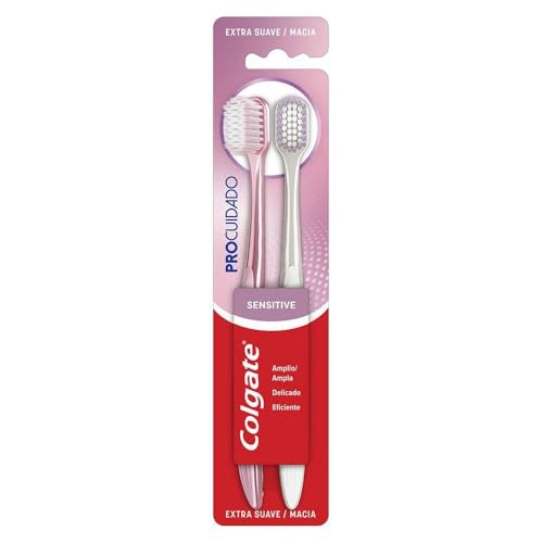 Escova de Dentes Colgate Pro Care Sensitive com Cerdas Extra Macias, 2 unidades