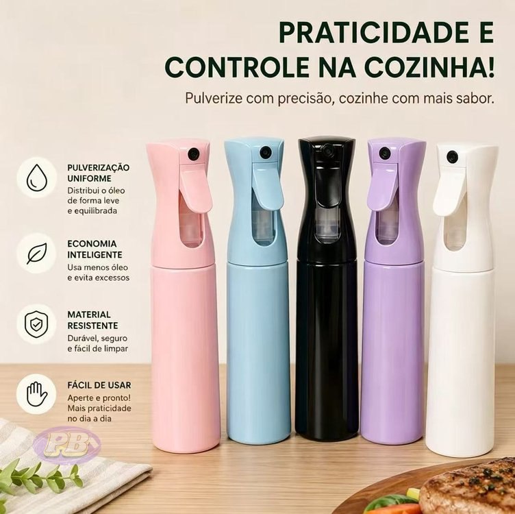 Borrifador de Água Spray Contínuo 200ml
