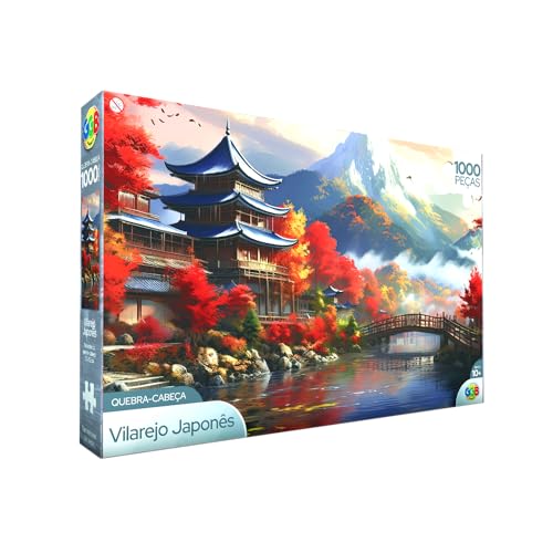GGB Quebra-Cabeça Vilarejo Japonês 1000 Peças