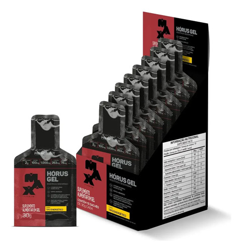Pré-Treino Horus Gel Max Titanium 10 Sachês 30g