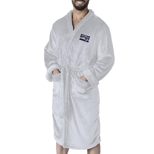 Roupão NFL New England Patriots Silk Touch G/GG branco