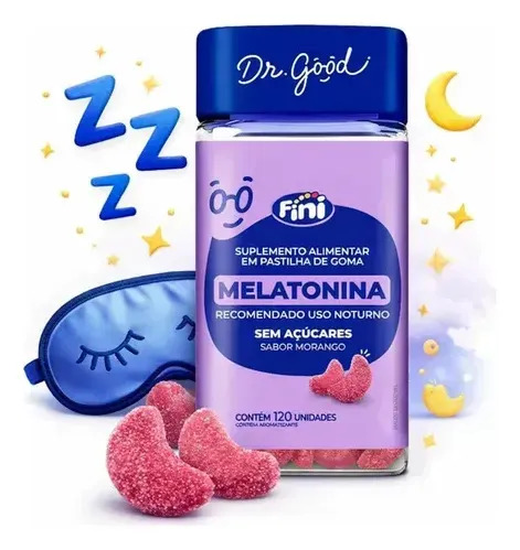 Melatonina Fini Gomas Sabor Morango