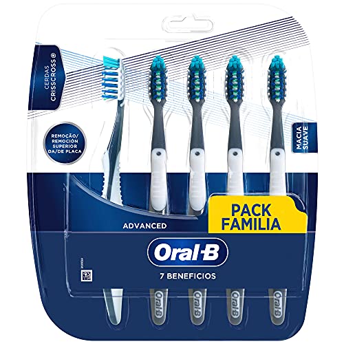 Escova de Dente Oral-B 7 Benefícios - Pack Família 5 unidades