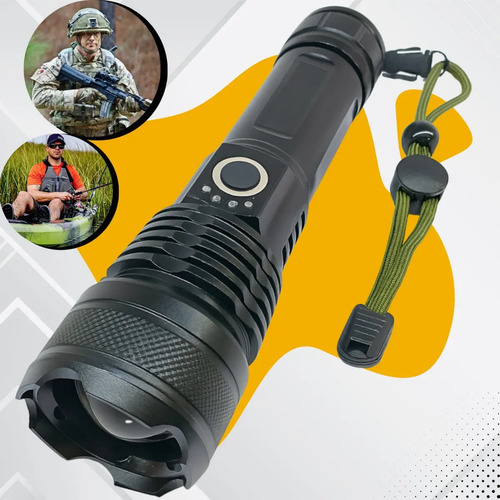 Lanterna Tática Recarregável T9