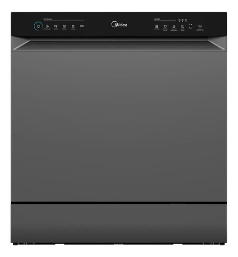 Lava Louças 8 Serviços Cinza Touch Plus Midea