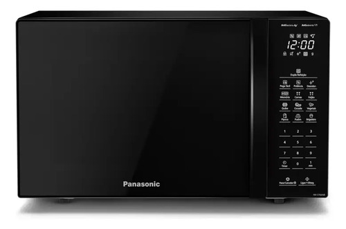Microondas Panasonic NN-ST66NBRU Black Glass 34L