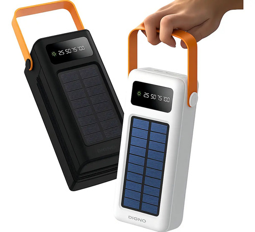 Carregador Portátil Solar 50000mAh Power Bank USB Tipo-C BBMOYE