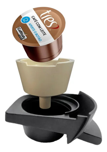 Adaptador Cápsulas Três Corações para Cafeteira Dolce Gusto