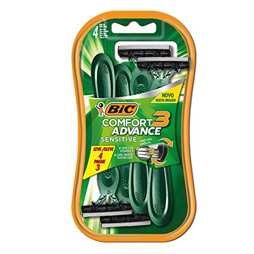 BIC Aparelho de Barbear Comfort 3 Advance Pele Sensível