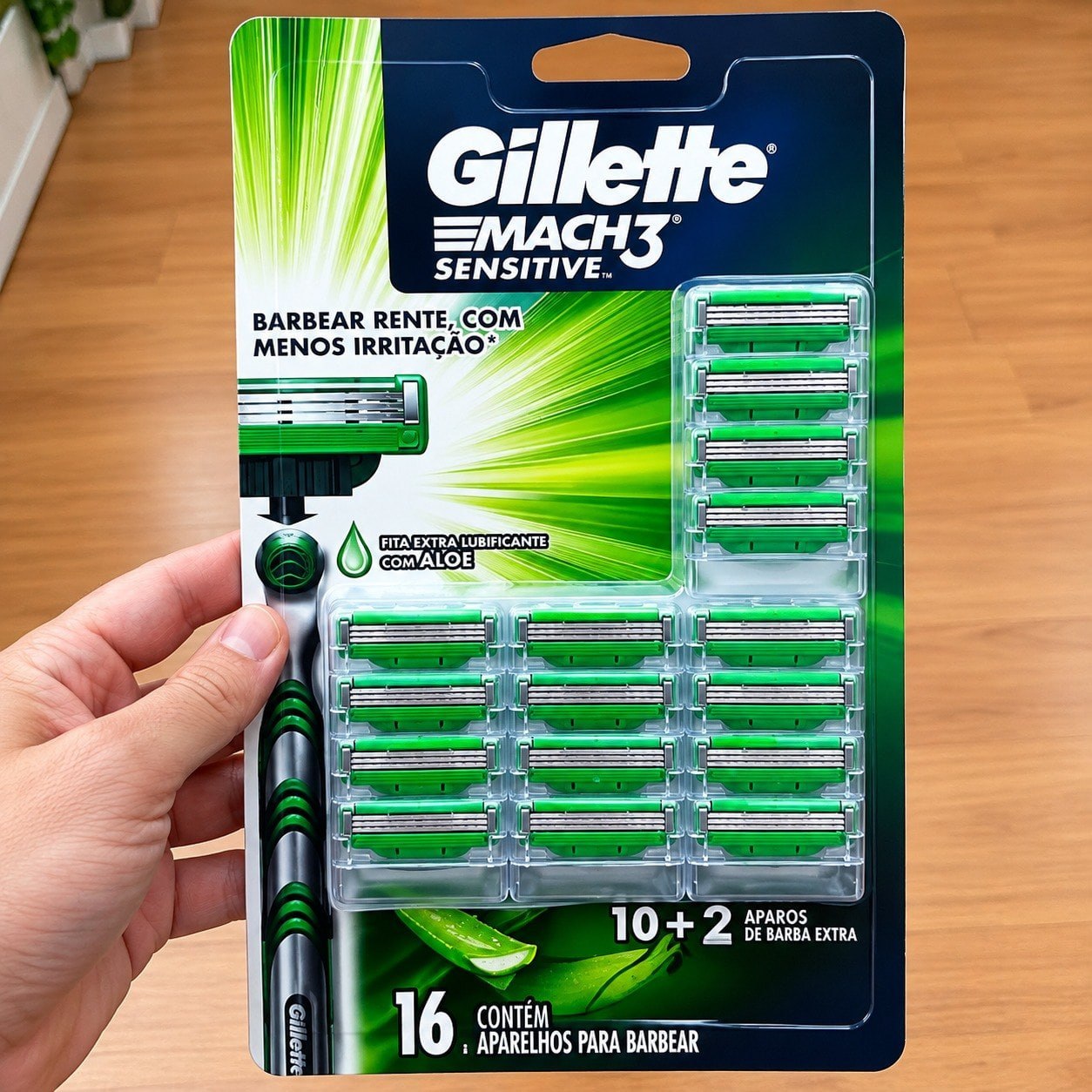 Gillette Mach3 Sensitive - 16 unidades