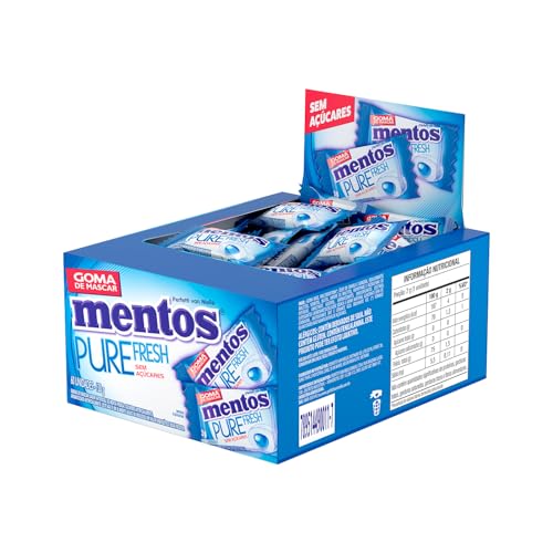 Gomas de Mascar Mentos Sem Açúcar 60 un. 120g