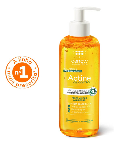 Gel de Limpeza Facial Darrow Actine Oil Control 400g