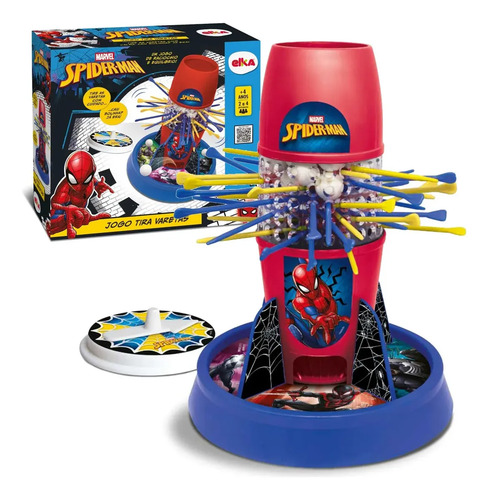 Tira Vareta Homem Aranha Jogo Infantil Educativo Brinquedo