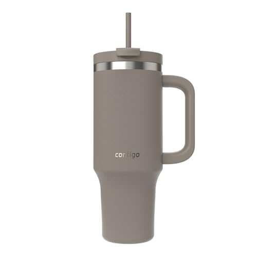 Copo Térmico com Canudo Streeterville 1,18L - Cinza