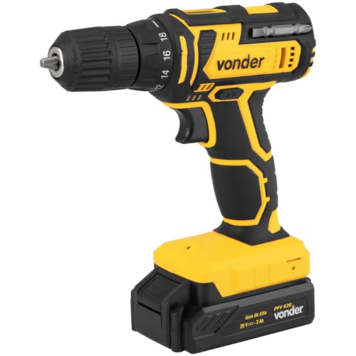 Parafusadeira e Furadeira Vonder 20V com maleta