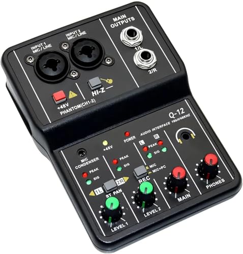 Interface de Áudio Placa de Som USB 2.0