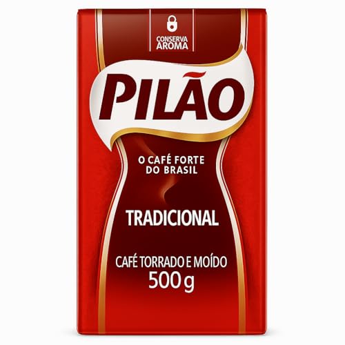Café Pilão Torrado e Moído Tradicional 500g