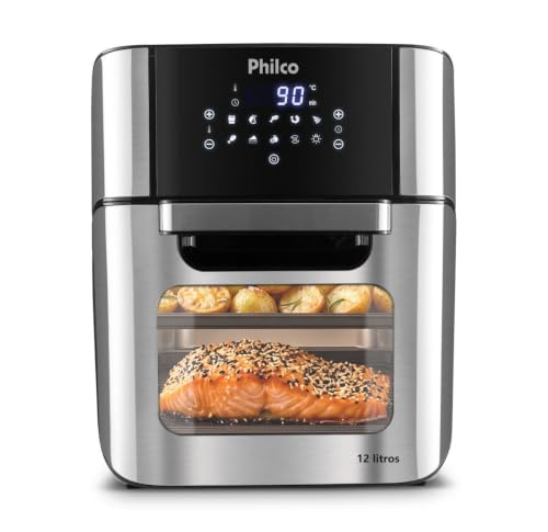 Fritadeira Air Fryer Oven Philco 2 em 1 12L 127/220v
