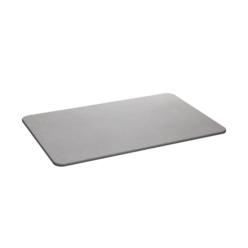 Tapete de Pedra Diatomita para Banheiro Cinza 60cm x 39cm