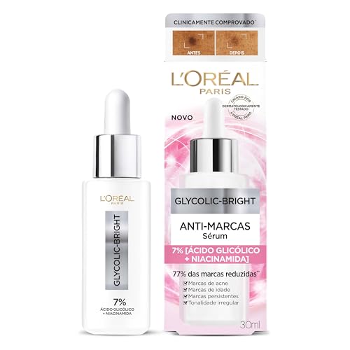 L'Oréal Paris Glycolic Bright Sérum Facial Anti-Manchas, 30 ml
