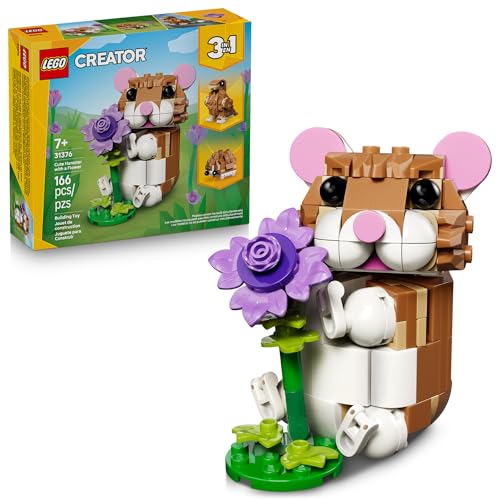 LEGO Creator 3em1 Hamster Adorável com uma Flor 31376