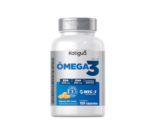Katiguá Ômega 3 MEG-3 EPA + DHA 3000mg Fish Oil 120 Cápsulas Soft Gel