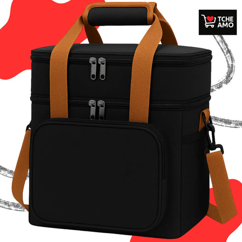 Bolsa Térmica Lancheira Tche Amo 13,5 L Preto
