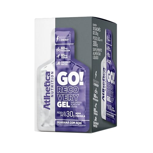Kit 10 Sachês Athletica Nutrition GO! Energy Now Gel 30g