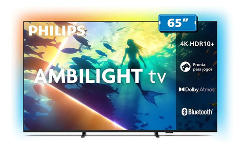 Smart TV Philips Ambilight 65" 4K 65PUG8100/78