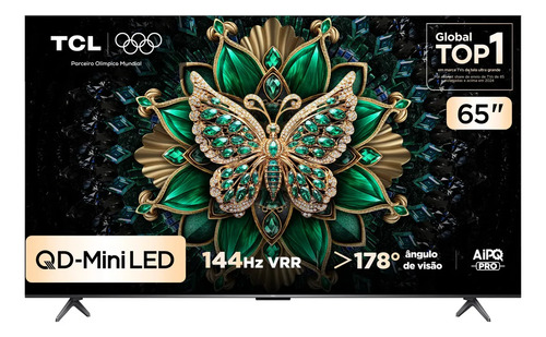 Smart TV TCL 65 Polegadas QD-Mini LED 4K C6K