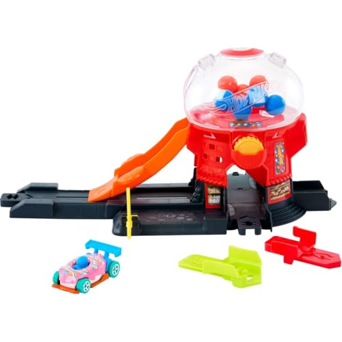 Hot Wheels City Pista de Brinquedo Loja de doces