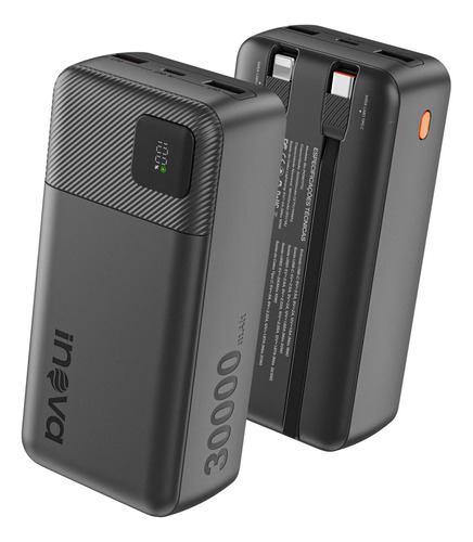 Carregador Portátil Power Bank Turbo Inova 30000mAh PD 22.5W