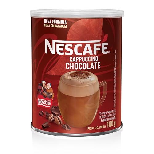 Café Solúvel Nescafé Cappuccino Dois Frades Lata 180g