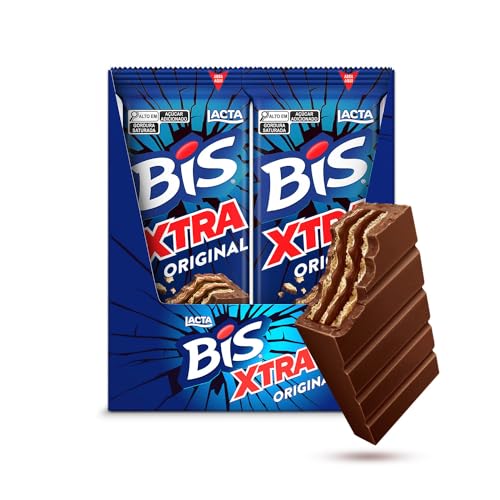 Lacta Bis Xtra ao Leite 45g - caixa com 24 unidades