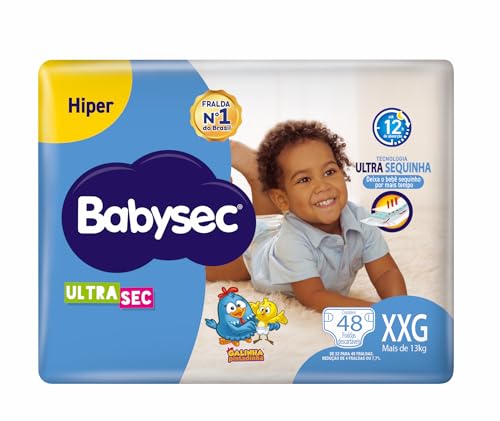 Fralda Babysec Galinha Pintadinha Ultrasec XXG 48 unidades
