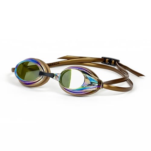 Óculos de Natação Olympic Mirror Hammerhead Adulto Unissex Espelhado/Dourado