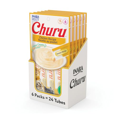 Pack 6 com 24 unidades Churu Gatos 14g