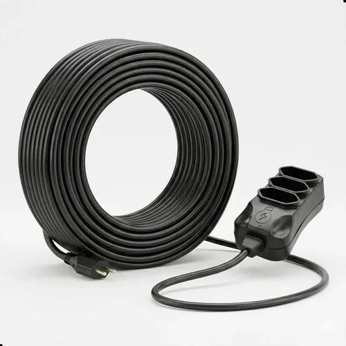 Extensão Elétrica 30 Metros 3 Tomadas 10A/20A Bivolt