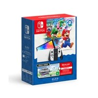 Console Nintendo Switch OLED + Super Mario Bros. Wonder + 3 meses NOS