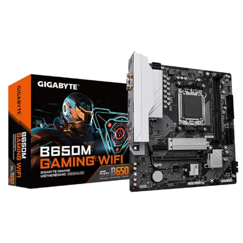 Placa-Mãe Gigabyte B650M GAMING WIFI Micro-ATX Socket AM5