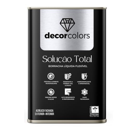 Tinta Borracha Líquida Decor Colors Solução Total 21,5kg Cronos