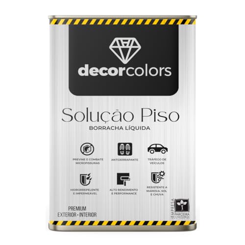 DECOR COLORS Tinta Solução Piso Premium 18 L (Cinza)