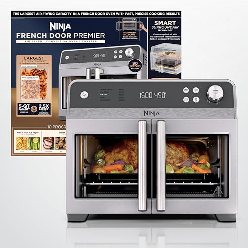 Ninja Fritadeira a ar francesa Premier FO101, forno de convecção, torradeira