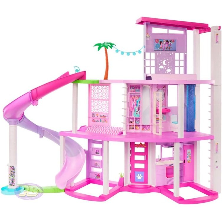 Barbie Dreamland Conjunto de Brinquedo Casa com Escorregador 3Y+